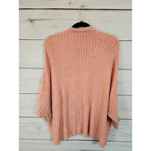 Barefoot Dreams Women Pink CozyChic Lite Shrug Open Front Cardigan Sweater Small - Picture 2 of 6